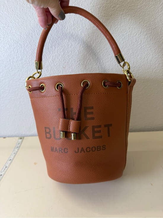 Marc Jacobs Handbags - Marc Jacobs Mini Bucket Bag in Cognac Brown with Gold Hardware